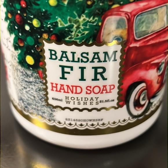 Holiday Wishes Balsam Fir Hand Soap - Picture 2 of 5